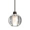 Besa Lighting Boca 5 Cord Pendant, Clear Bubble, Bronze Finish, 1x35W Halogen 1XT-BOCA5BB-BR - alternate 1